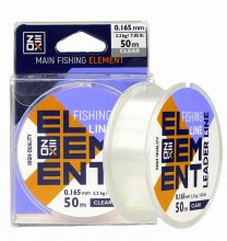 Леска ZEOX Element Leader Clear 50м 0,104мм