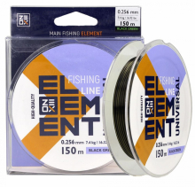 Лісочка ZEOX Element Universal Black/Green 150м 0,505мм