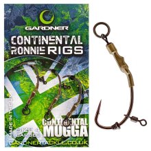 Монтаж Gardner Continental Ronnie Rigs, гачок №04 (3шт/уп)