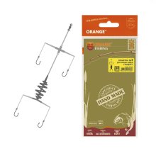 Оснащення Orange №03 Spring для лову коропа, 4 гачки 30г