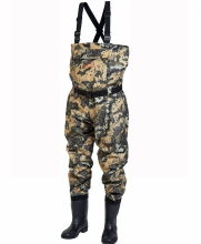 Напівкомбінезон забруднений Norfin Rapid Camo мембранний 42
