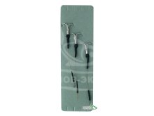 Поводок с тройником Carp Zoom Soft Lure Wire 1x7 5,5см 5,5кг #10 (3шт/уп)