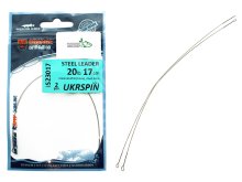 Поводок UKRSPIN Orange Spinning Струна №2 AFW (не паянная) 17см 10кг 0,3мм (2шт/уп)
