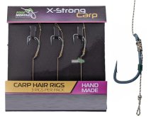 Повідець під бойл ProfMontazh Wide Gape гач.№6/10см/25lb (3шт/уп)