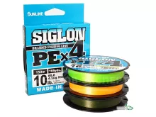 Шнур Sunline Siglon PE x4 оранжевый 150м #3.0/0,296мм 50lb