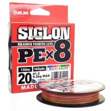 Шнур Sunline Siglon PE x8 150м мультиколор