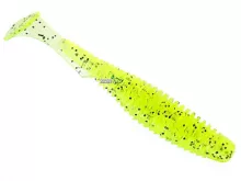 Силикон Fishup U-Shad 3,5" 055 - Chartreuse/Black