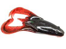 Силикон Keitech Noisy Flapper 3,5" - 467 black red berry