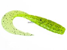 Силікон Fishup Mighty Grub 4,5" 055 - Chartreuse/Black