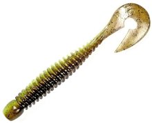 Силикон Jackall Wobbring 3,0" Green Pumpkin Pepper/Light Chartreuse