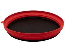 Тарелка Tramp силиконовая с пластиковым дном 1070мл terracota (TRC-124-terracota)
