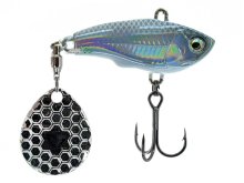 Тейл-спіннер Savage Gear Fat Tail Spin 65мм 16г - White Silver