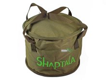 Ведро Shaptala для прикормки с крышкой (ВДК1Х) 25x20см хаки