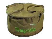 Ведро Shaptala для прикормки с крышкой (ВДК2Х) 35x20см хаки