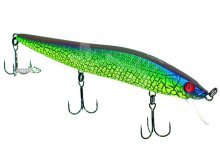 Воблер Megabass Vision OneTen LBO 115F 14,0г - Mat Green Lizard