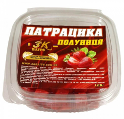 Наживка 3KBaits Патрацика насадочная Capsuna (клубника) 100г