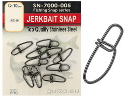 Застібка Gurza Jerkbait Snap BN (SN-7000) №1 (10шт/уп) Застібка Gurza Jerkbait Snap BN (SN-7000) №1 (10шт/уп)