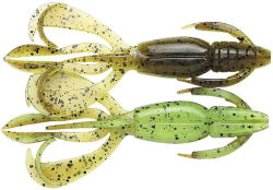 Силикон Keitech Crazy Flapper 2,4" - 401 Green Pumpkin Pepper Chart