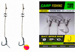 Поводок с иголкой ProfMontazh Bait Spike Rigs, кр. №06/10см/25lb (3шт/уп) Поводок с иголкой ProfMontazh Bait Spike Rigs, кр. №06/10см/25lb (3шт/уп)