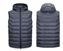 Жилет з капюшоном Viverra Warm Cloud Vest Grey - разм. XL