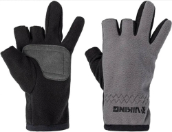 Перчатки Viking Fishing Ice Master Gloves (fleece) 3 cut finger, grey-graphite разм. M Перчатки Viking Fishing Ice Master Gloves (fleece) 3 cut finger, grey-graphite разм. M
