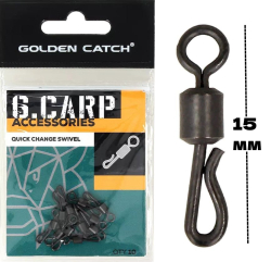 Вертлюг GC G.Carp Quick Change Swivel №7 (10шт/уп) Вертлюг GC G.Carp Quick Change Swivel №7 (10шт/уп)
