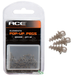 Крепление насадок ACE Pop-Up Pegs Fluorescent Brown Крепление насадок ACE Pop-Up Pegs Fluorescent Brown