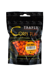 Вулканизированная кукуруза Traper Corn Puff 8мм 20г Тутти-Фрутти