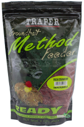 Прикормка Traper Method Feeder Ready 750г Strawberry