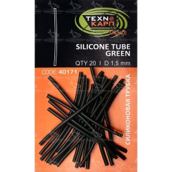 Трубка Technocarp силиконовая Green 1,5мм (20шт/уп)