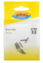Обжимные трубочки Fishing ROI Brass tube Ø0,6мм Обжимные трубочки Fishing ROI Brass tube Ø0,6мм