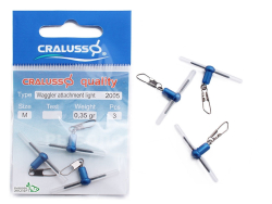 Карабин поплавочный Cralusso Waggler attachment M (2005) 3шт/уп Карабин поплавочный Cralusso Waggler attachment M (2005) 3шт/уп