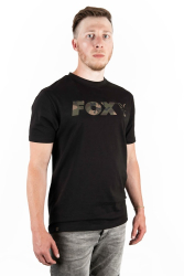 Футболка Fox Chest Print T-Shirt Black/Camo (CFX022) XL Футболка Fox Chest Print T-Shirt Black/Camo (CFX022) XL