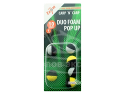 Насадка Carp Zoom плаваюча Duo Foam Pop Up Yellow 10мм