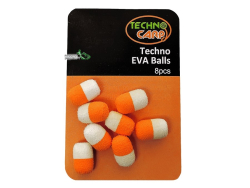 Насадка Technocarp Techno EVA Dumbells 13x10мм White/Orange (8шт/уп) Насадка Technocarp Techno EVA Dumbells 13x10мм White/Orange (8шт/уп)