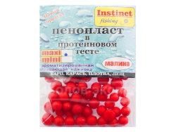 Пенопласт в протеиновом тесте "Instinct" maxi малина Пенопласт в протеиновом тесте "Instinct" maxi малина