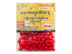 Пенопласт в протеиновом тесте "Instinct" maxi слива Пенопласт в протеиновом тесте "Instinct" maxi слива