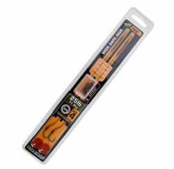 Поводки готовые FOX Edges Wide Gape rigs №04 25lb green, 2шт Поводки готовые FOX Edges Wide Gape rigs №04 25lb green, 2шт