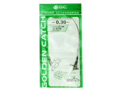 Поводок Golden Catch Titanium Leaders 20см 0,30мм 10кг (2шт/уп) Поводок Golden Catch Titanium Leaders 20см 0,30мм 10кг (2шт/уп)