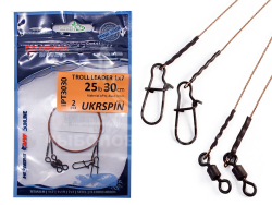 Поводок UKRSPIN Orange Spinning для троллинга 1x7 AFW 30см 14кг 0,30мм (2шт/уп) Поводок UKRSPIN Orange Spinning для троллинга 1x7 AFW 30см 14кг 0,30мм (2шт/уп)