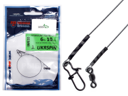 Поводок Ukrspin Orange Spinning титановый (1x7) мат.Orange 3кг 10см Поводок Ukrspin Orange Spinning титановый (1x7) мат.Orange 3кг 10см