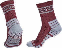 Носки Viking Fishing Arvid, бордово-серые, разм.XL (43-45) Носки Viking Fishing Arvid, бордово-серые, разм.XL (43-45)