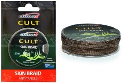 Повідцевий матеріал Climax Cult Skin Braid 20м 20lb black camou Повідцевий матеріал Climax Cult Skin Braid 20м 20lb black camou