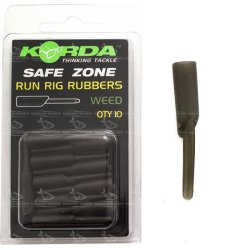 Кліпса Korda для ковзного оснащення Run Rig Rubber Weedy Green Кліпса Korda для ковзного оснащення Run Rig Rubber Weedy Green