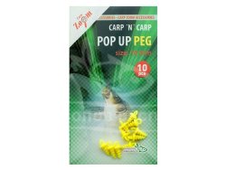 Крепление для бойла Carp Zoom Pop Up Peg Yellow 10мм 10шт (CZ3934) Крепление для бойла Carp Zoom Pop Up Peg Yellow 10мм 10шт (CZ3934)