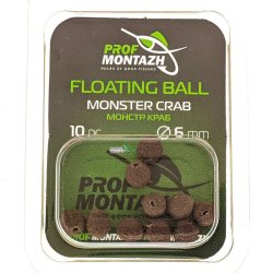 Насадка плавающая ProfMontazh Floating Ball 7мм Монстр Краб (10шт/уп)