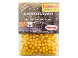 Пенопласт в протеиновом тесте "Instinct" mini ваниль
