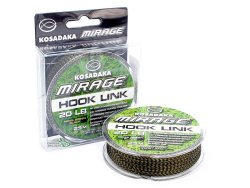 Поводковый материал Kosadaka Mirage 25м 20lb хаки/черный Поводковый материал Kosadaka Mirage 25м 20lb хаки/черный