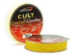Повідцевий матеріал Climax Cult Catfish Leader 20м 1,30мм 135кг жовтий Повідцевий матеріал Climax Cult Catfish Leader 20м 1,30мм 135кг жовтий