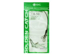 Поводок Golden Catch Titanium Leaders 20см 0,50мм 20кг (2шт/уп) Поводок Golden Catch Titanium Leaders 20см 0,50мм 20кг (2шт/уп)